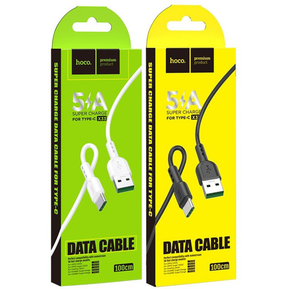 Кабель USB HOCO X33 Type-C 5A