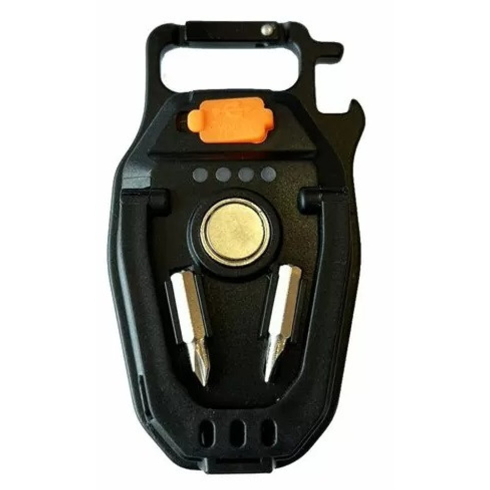 Ліхтар для кемпінгу LL-203-COB, білий, жовтий, червоний, type-c, індикатор, магніт, карабін