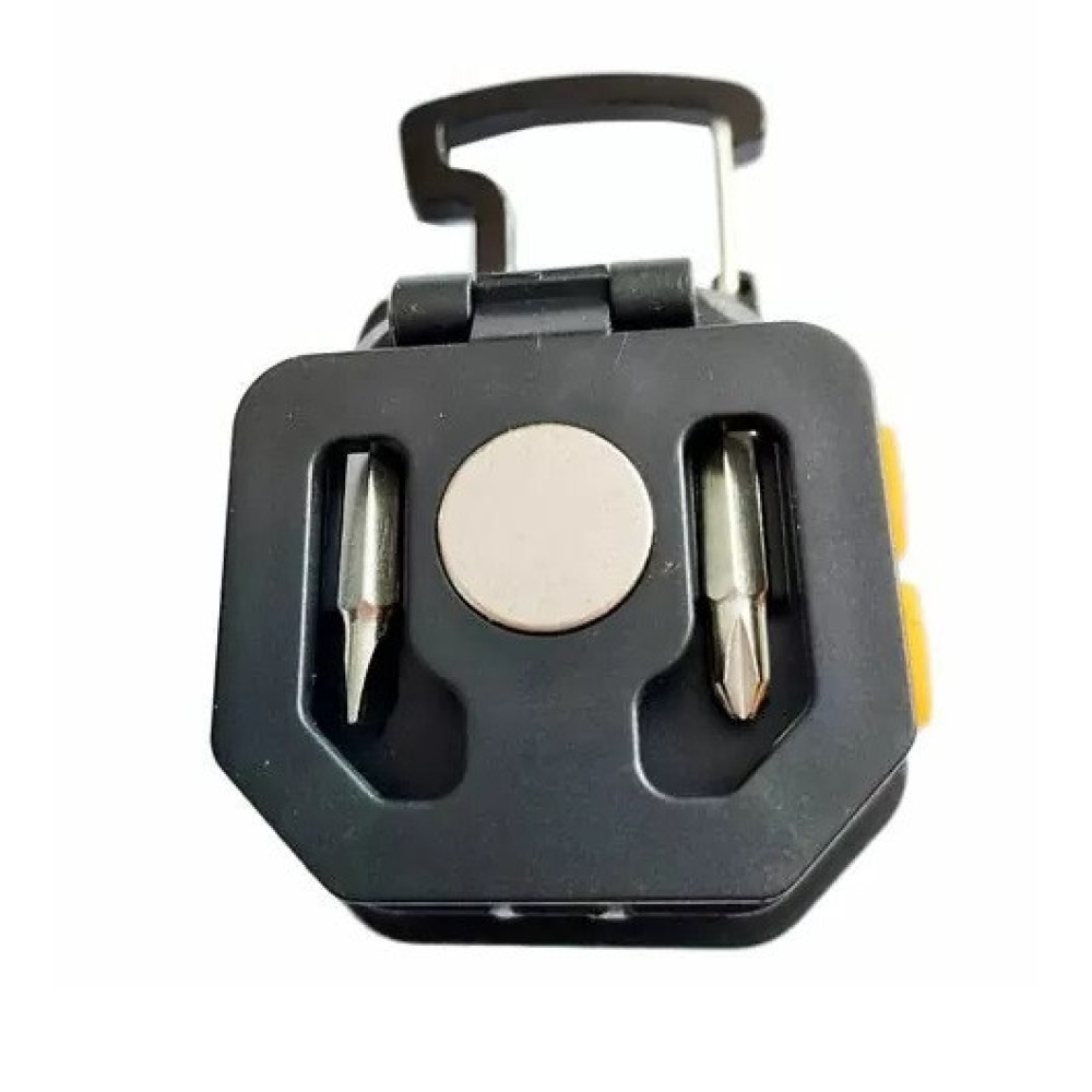 Ліхтар для кемпінгу LL-201, RB438, білий, жовтий, червоний, type-c, індикатор, магніт, карабін, запальничка