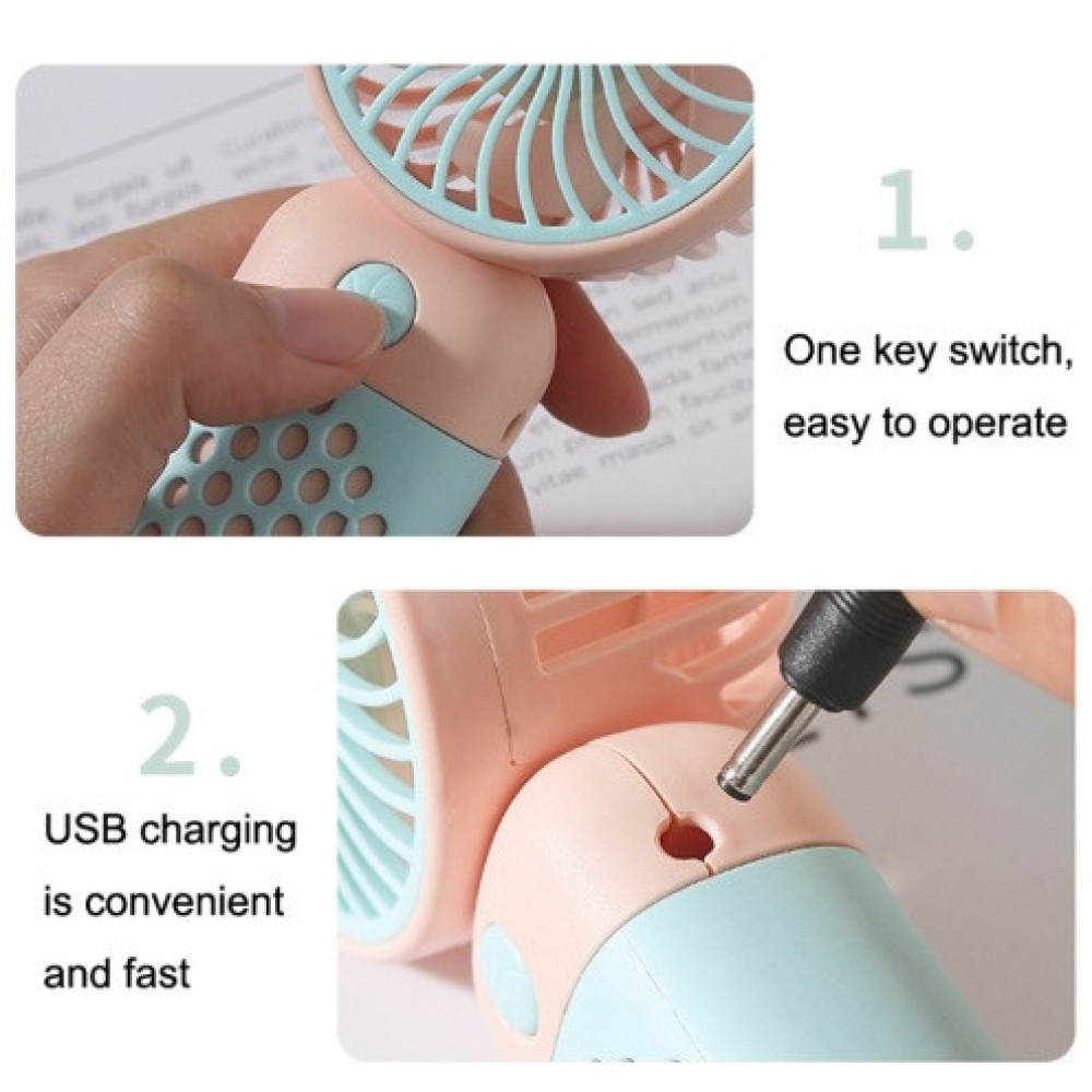Вентилятор ручний міні - вентилятор з акумулятором Mini Fan Z8, 1436