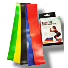 Фітнес резинки для спорту Exercise Resistance Belt набір 5 шт + чохол, LX 005
