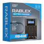 Зарядний пристрій Rablex RB408 на 4 AA/AAA R3/R6 1.2V 3.7V Зарядний пристрій Rablex RB408 на 4 AA/AAA R3/R6 1.2V 3.7V
