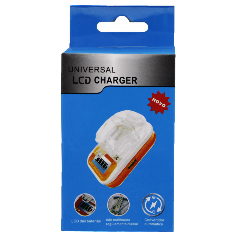 Зарядний пристрій адаптер Universal LCD Charger, жабка, краб