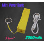 Повербанк міні 2000 mAh (реальна ємність менша) Повербанк міні 2000 mAh (реальна ємність менша)
