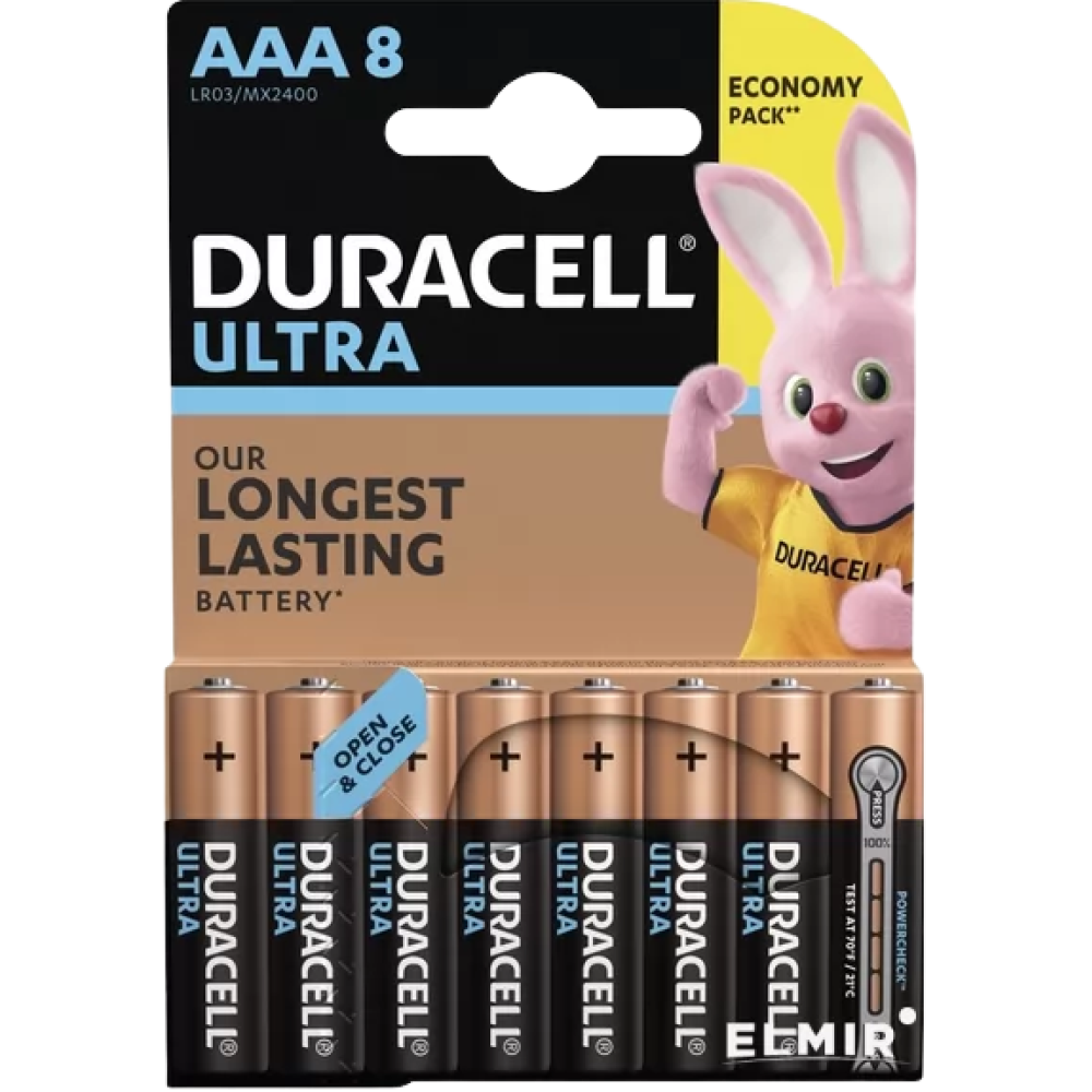 Акумулятор Duracell Ultra LR3/ AAA ціна за 1шт (блістер - 8шт.)