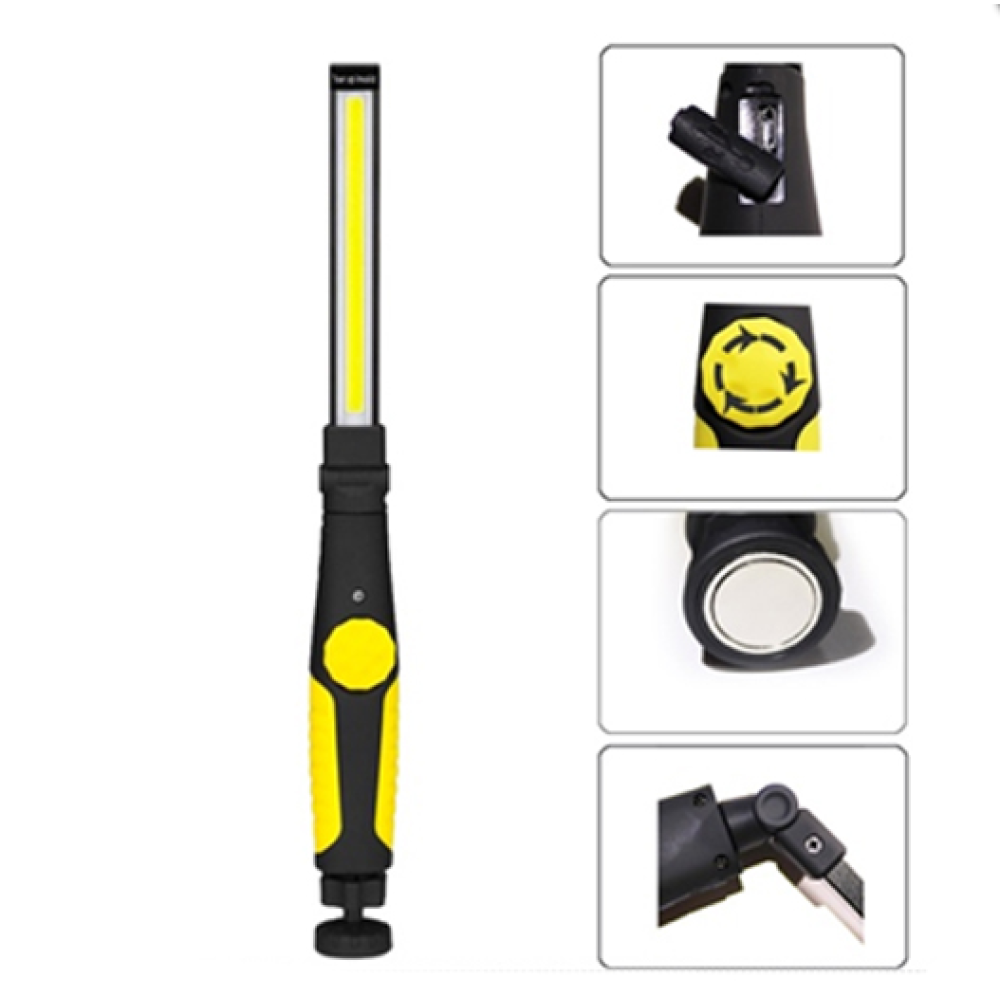 Ліхтар для кемпінгу W55-COB, Li-Ion акумулятор, магніт, ЗУ microUSB