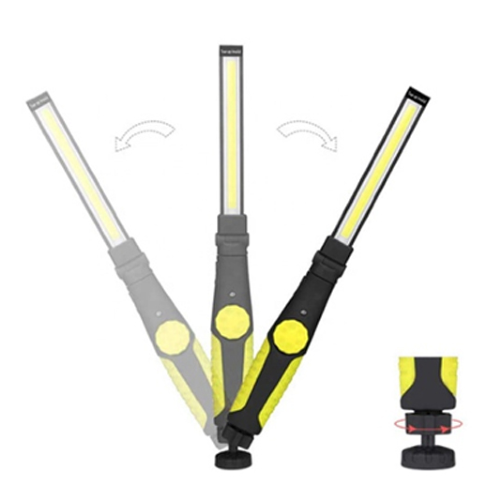 Ліхтар для кемпінгу W55-COB, Li-Ion акумулятор, магніт, ЗУ microUSB