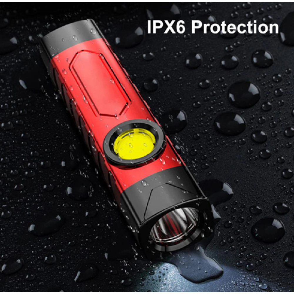 Ручний ліхтар Tanje X10, SB-800, Li-Ion акум, ЗУ microUSB, вологозахист
