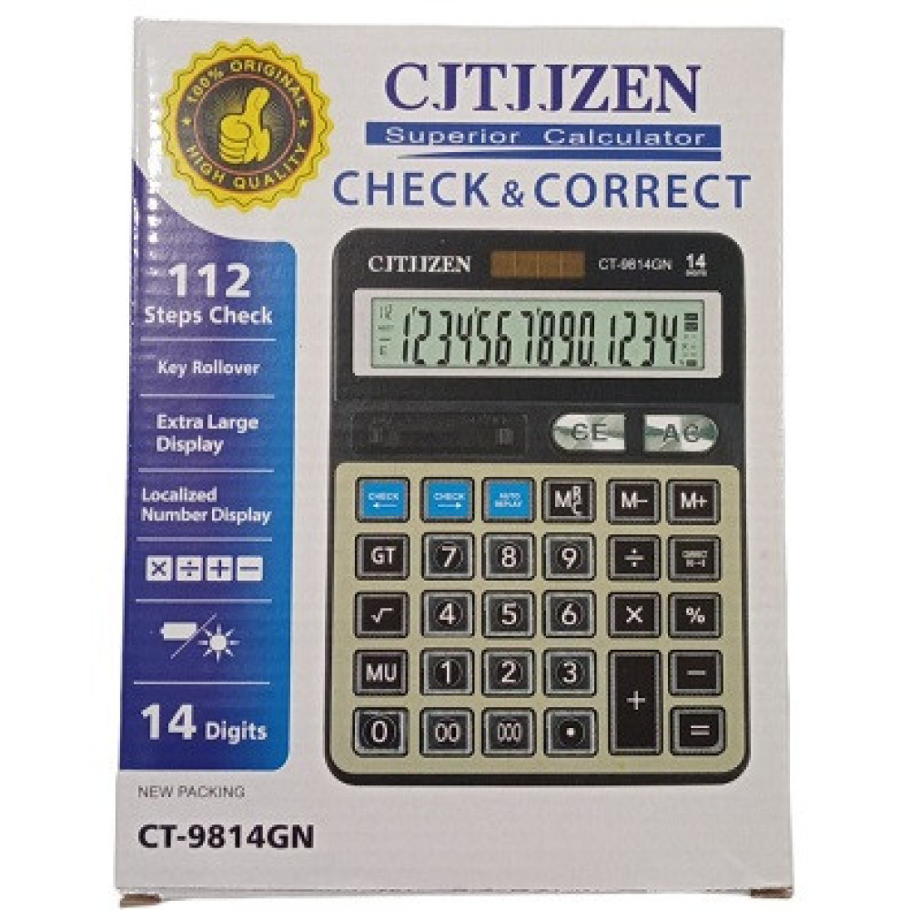 Калькулятор CJTJJZEN CT-9814GN