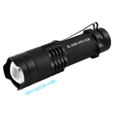 Ручний ліхтар Police BL-8468, Li-Ion, Zoom, Бокове підсвічування, ЗУ microUSB
