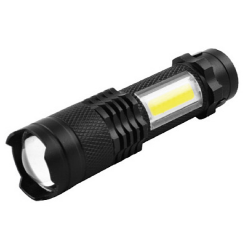 Ручний ліхтар Police BL-8468, Li-Ion, Zoom, Бокове підсвічування, ЗУ microUSB