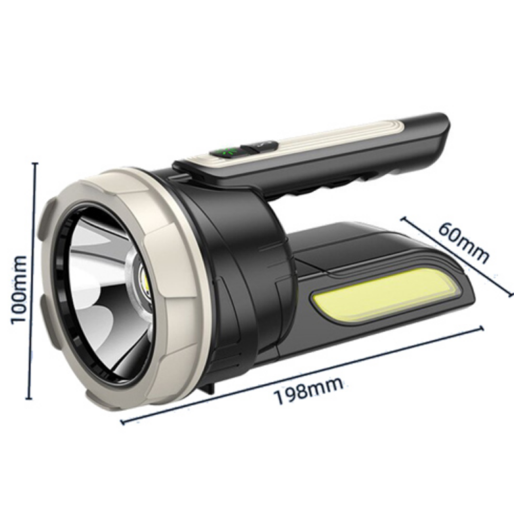 Ручний ліхтар CH-22024-5W+COB, Li-Ion акум., ЗУ Type-C,