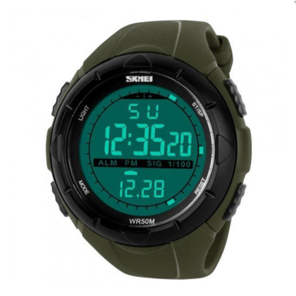 Годинники наручні SKMEI 1025AG, ARMY GREEN, 6032