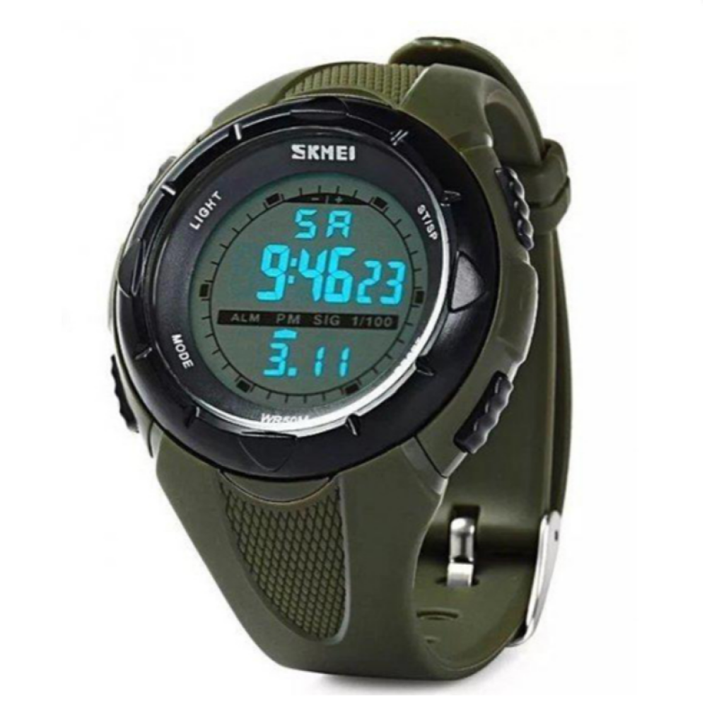 Годинники наручні SKMEI 1025AG, ARMY GREEN, 6032
