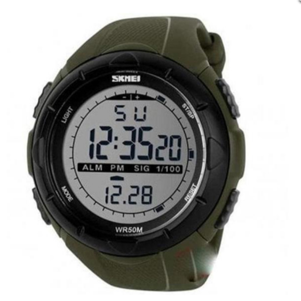 Годинники наручні SKMEI 1025AG, ARMY GREEN, 6032