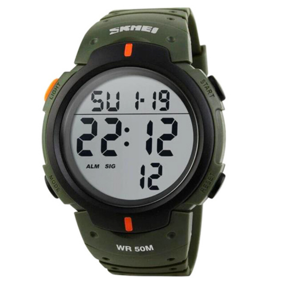Годинники наручні SKMEI 1068AG, ARMY GREEN, 9289