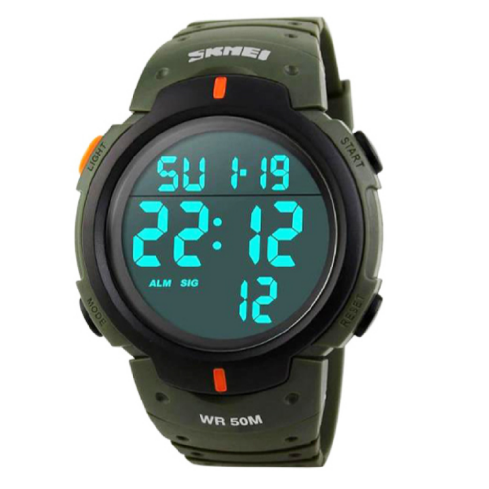 Годинники наручні SKMEI 1068AG, ARMY GREEN, 9289