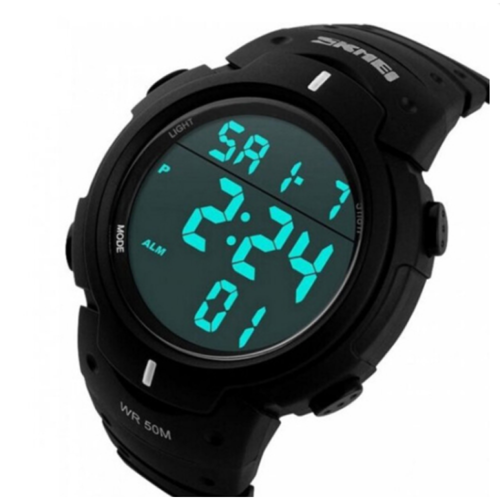 Годинники наручні SKMEI 1068BK, ЧОРНИЙ, 6016