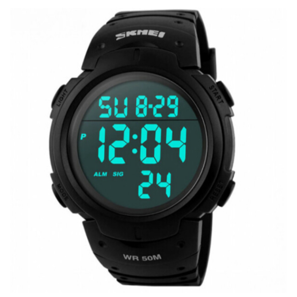 Годинники наручні SKMEI 1068BK, ЧОРНИЙ, 6016