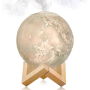 Нічник - зволожувач повітря Луна 3D Moon Lamp RGB, USB, 6727-2
