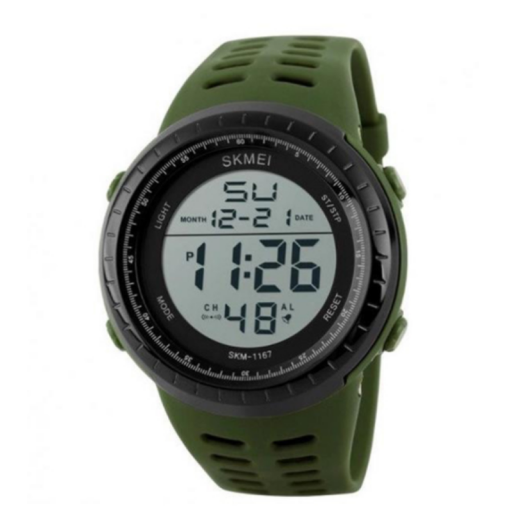 Годинники наручні SKMEI 1167AG, ARMY GREEN, 9291