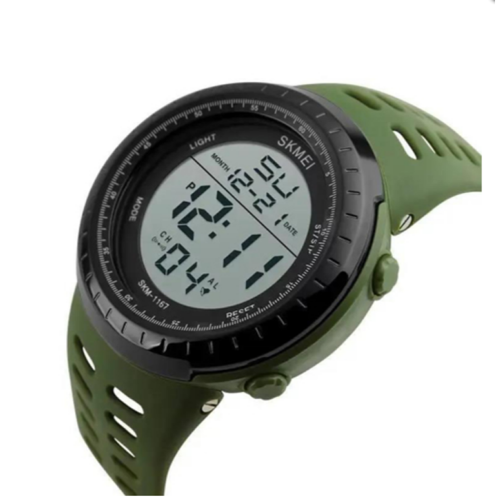 Годинники наручні SKMEI 1167AG, ARMY GREEN, 9291