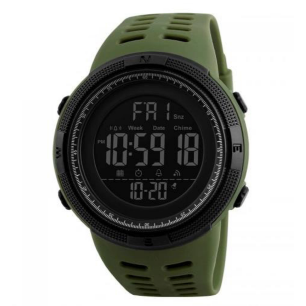 Годинники наручні SKMEI 1251AG, ARMY GREEN, 6023