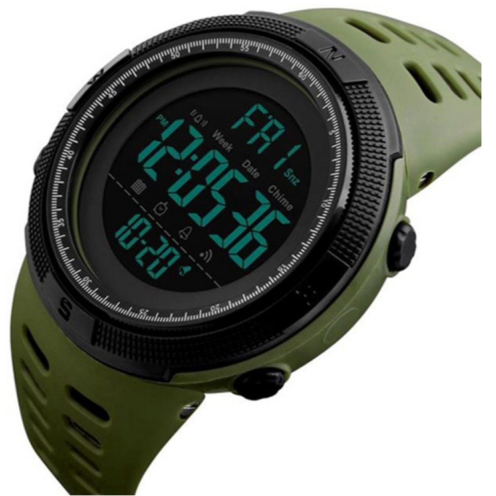 Годинники наручні SKMEI 1251AG, ARMY GREEN, 6023