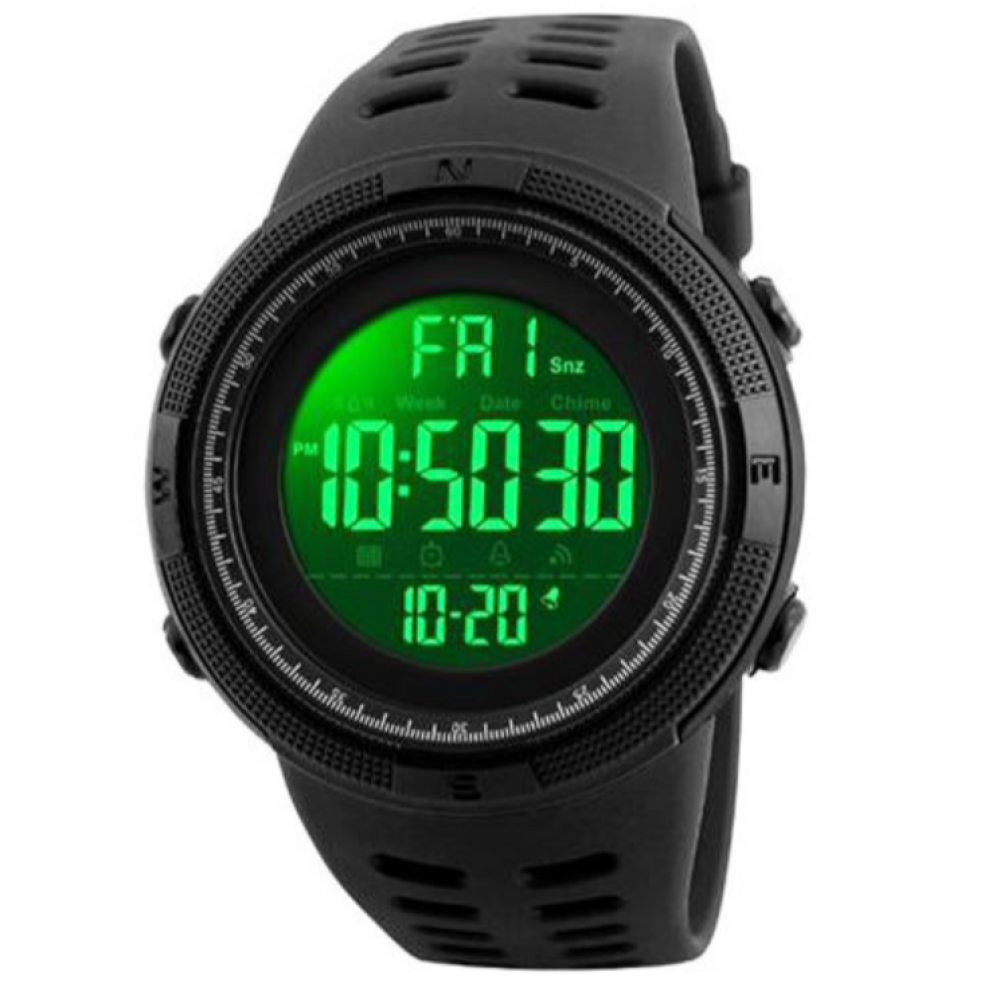 Годинники наручні SKMEI 1251BK, ALL BLACK, 9292