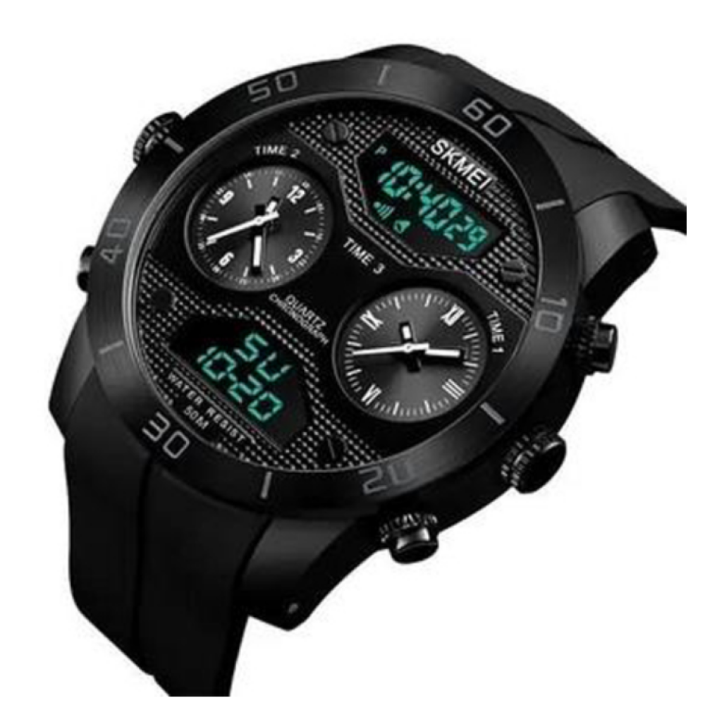 Годинники наручні SKMEI 1355BK, ЧОРНИЙ, 9747