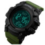 Годинники наручні SKMEI 1356AG, ARMY GREEN, Компас, 9748