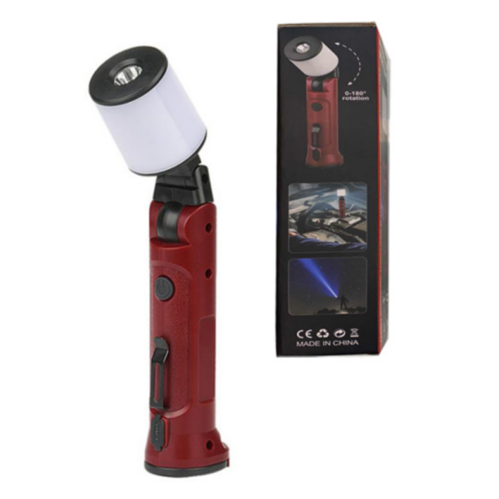 Ліхтар для кемпінгу WORKLIGHT-72-XPE, Білий, Червоний, 10W, 350 Лумен, Li-Ion, поворотний 180º+180º