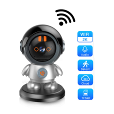 Поворотна бездротова Wi-Fi відеоняня 2K (50)