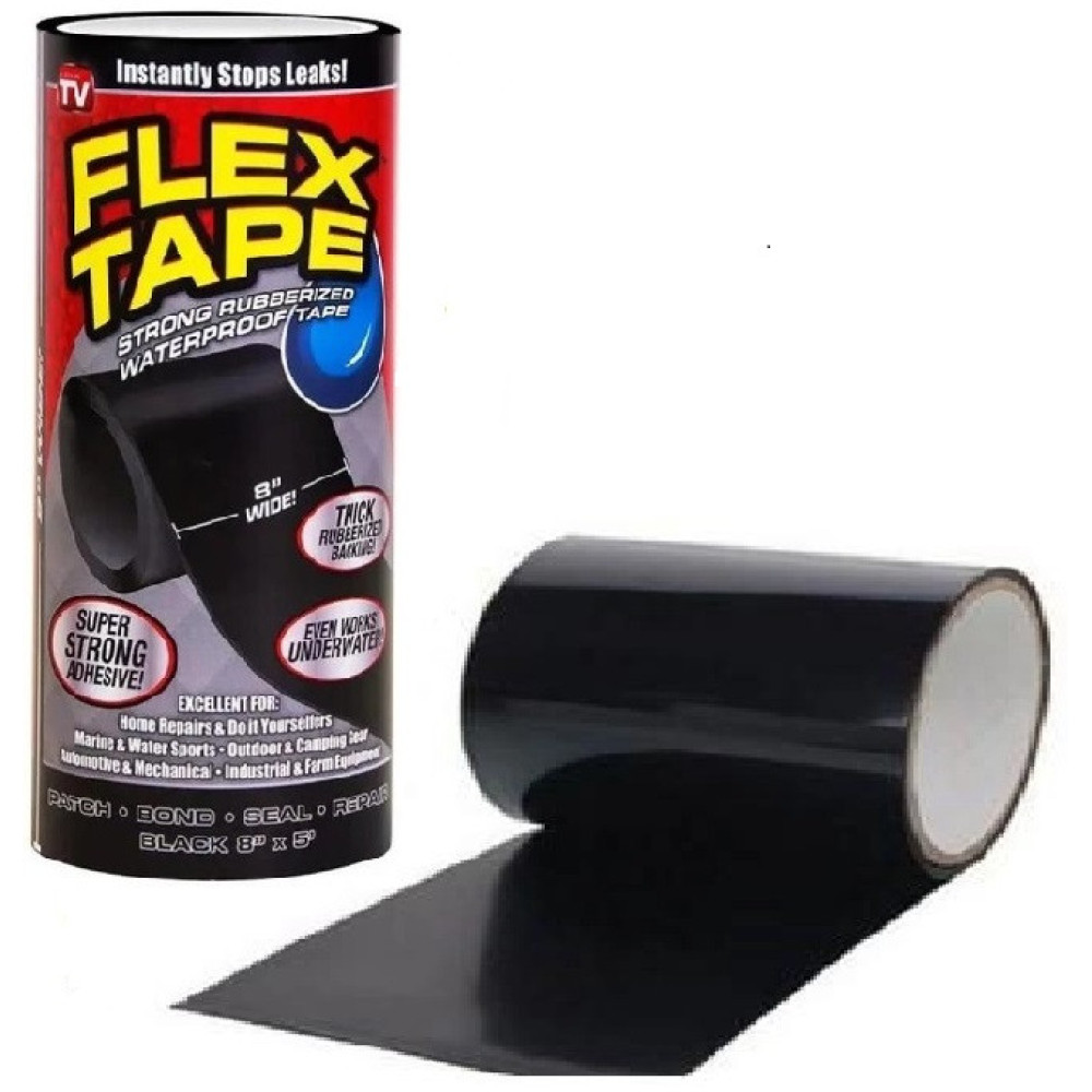 Сверхміцний скотч - стрічка Flex Tape 12*10 30 см. 5517