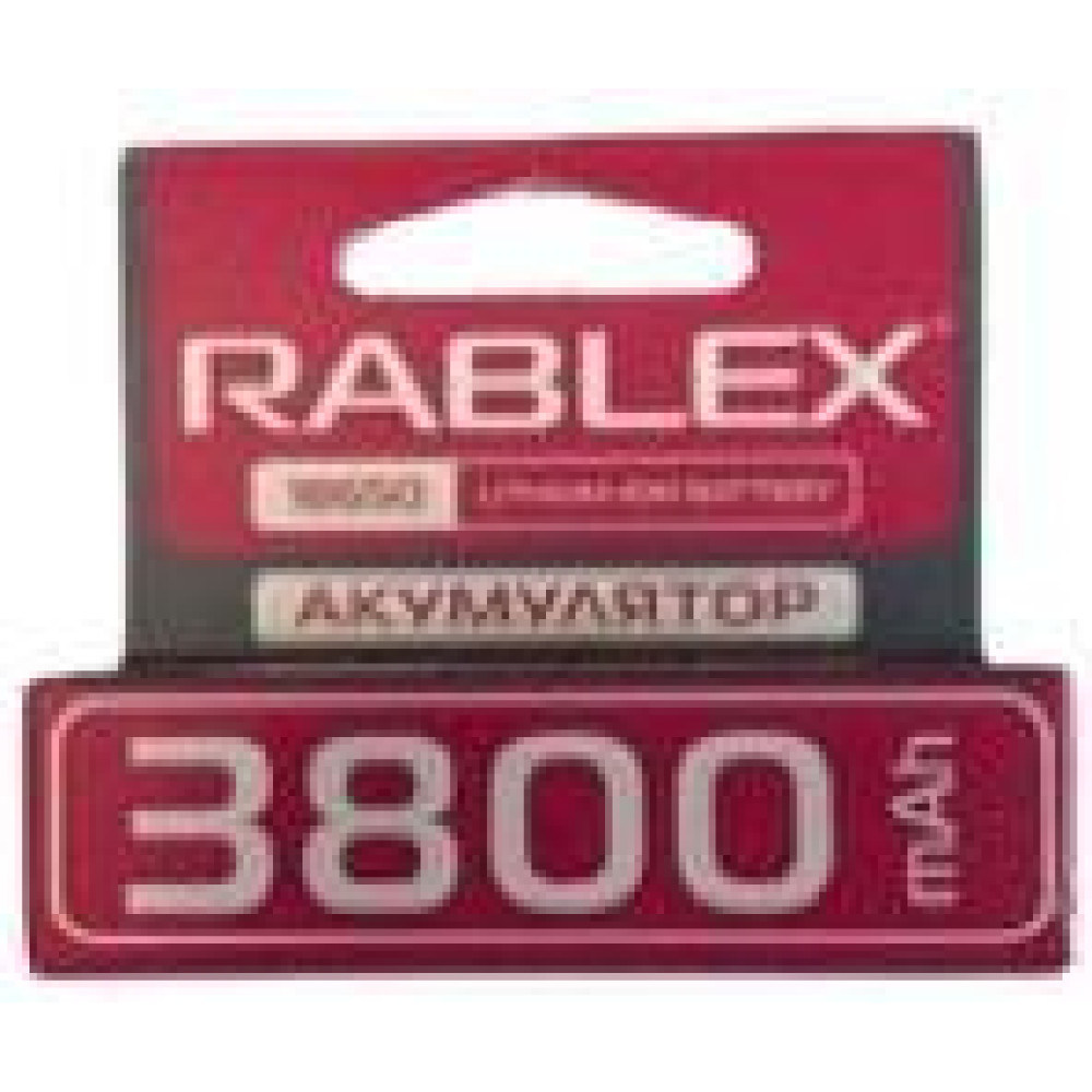 Акумулятор Rablex 18650 Li-ion 3800mAh Li-ION 3.7v