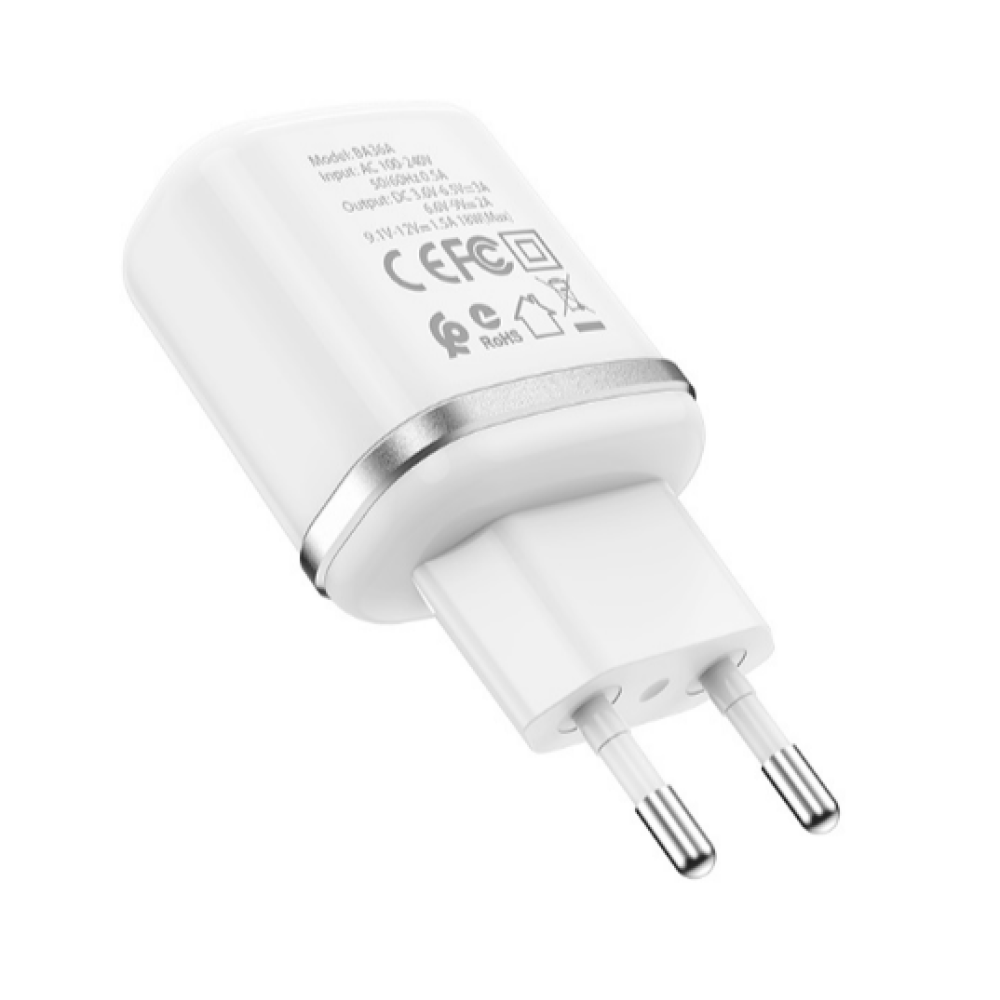 СЗУ Мережева Зарядна Устрій BOROFONE BA36A, QC3.0
