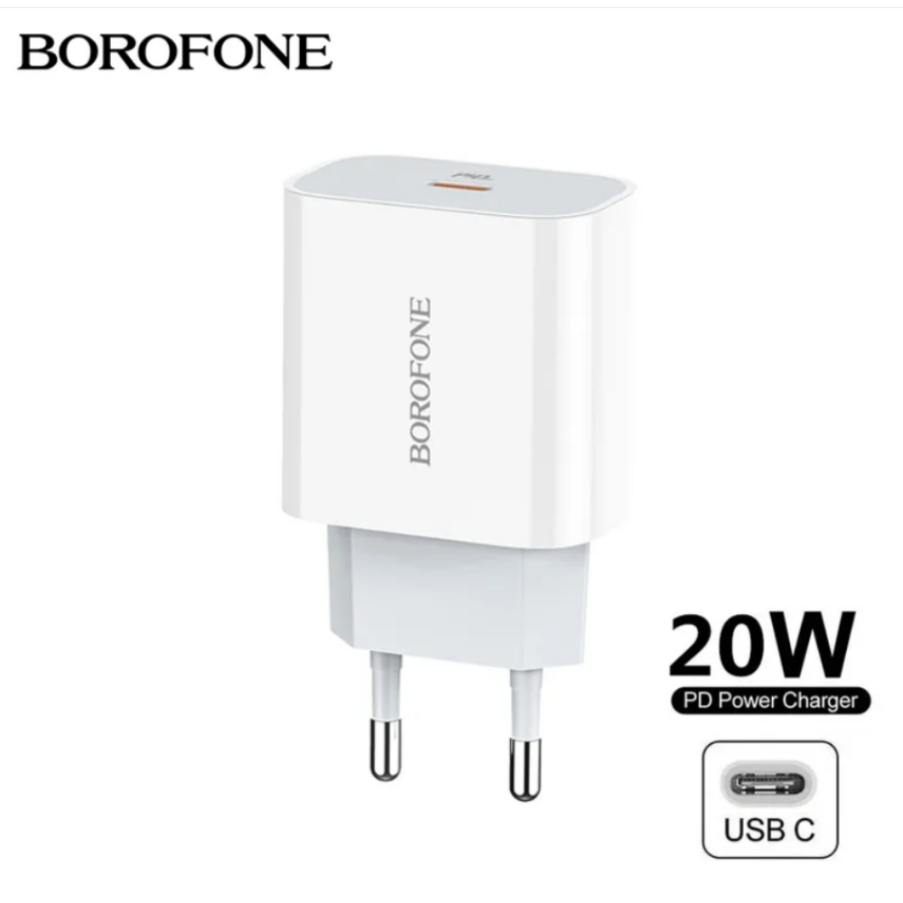 СЗУ Мережева Зарядна Устрій BOROFONE BA38A Plus, USB-C