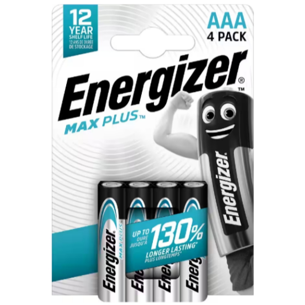 Батарейка Energizer MAX Plus AAA (LR3) Алкалінова Потужність
