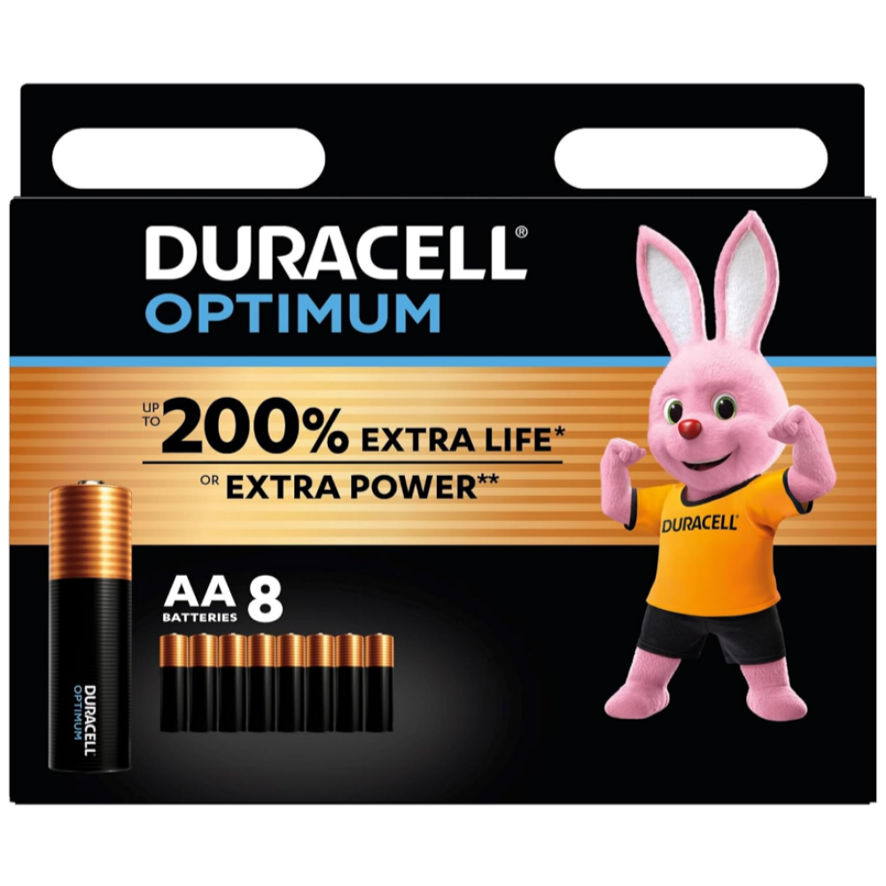 Батарейка Duracell Optimum LR6/AA 8шт