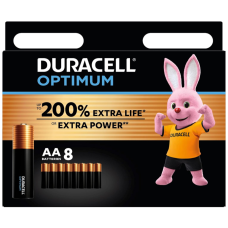 Батарейка Duracell Optimum LR6/AA 8шт