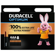 Батарейка Duracell Optimum LR3/AAA 8шт