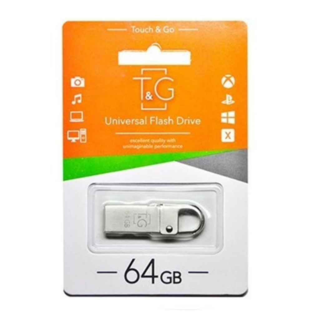 USB флеш-накопичувач T&G металевий серії 64GB/ TG027 (Гарантія 3 роки)
