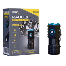 Ручний ліхтар Rablex RB902, Li-ion 18350, Zoom, ЗУ Type-C,