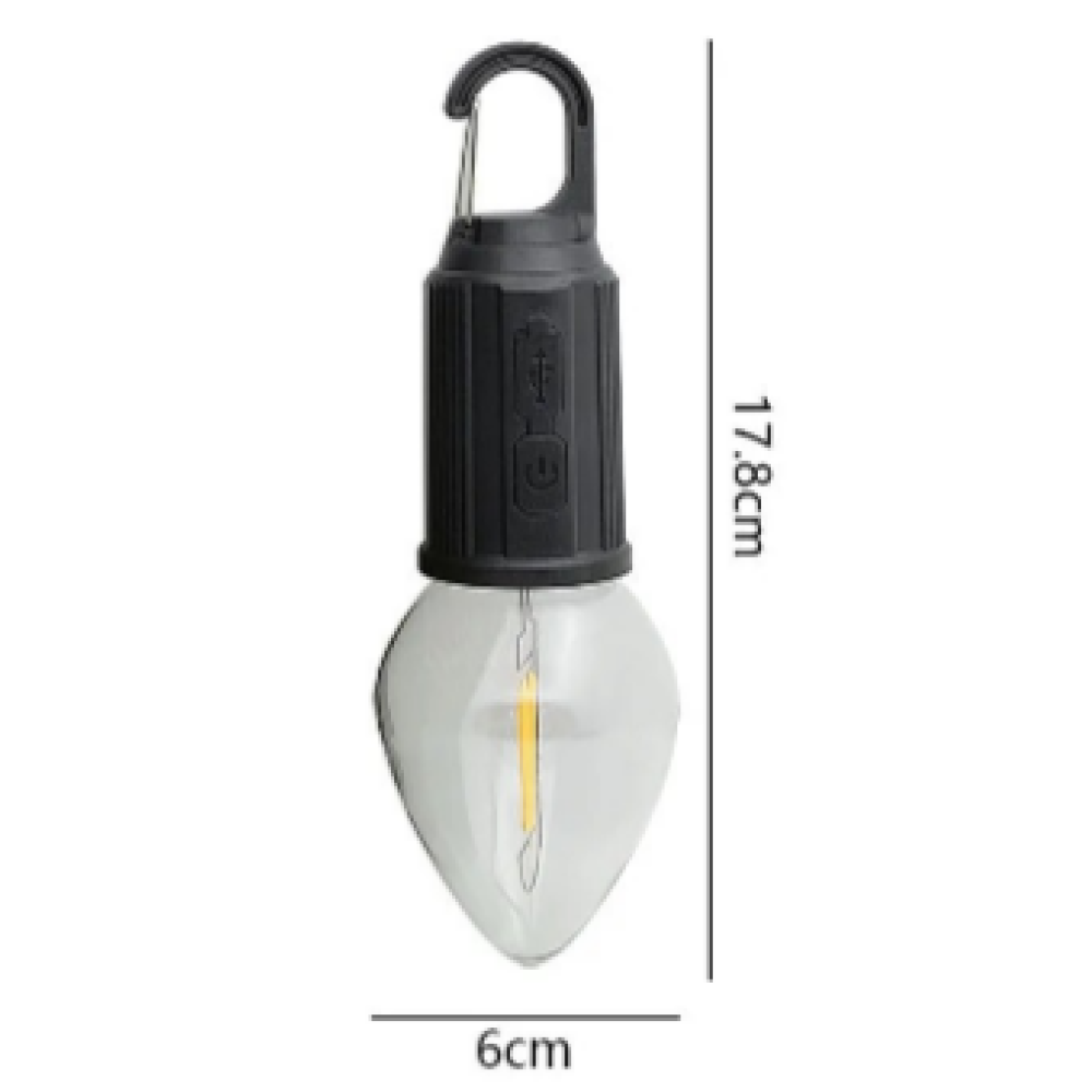 Ліхтар для кемпінгу LED-1 2W, акумулятор, ЗУ Type-C,