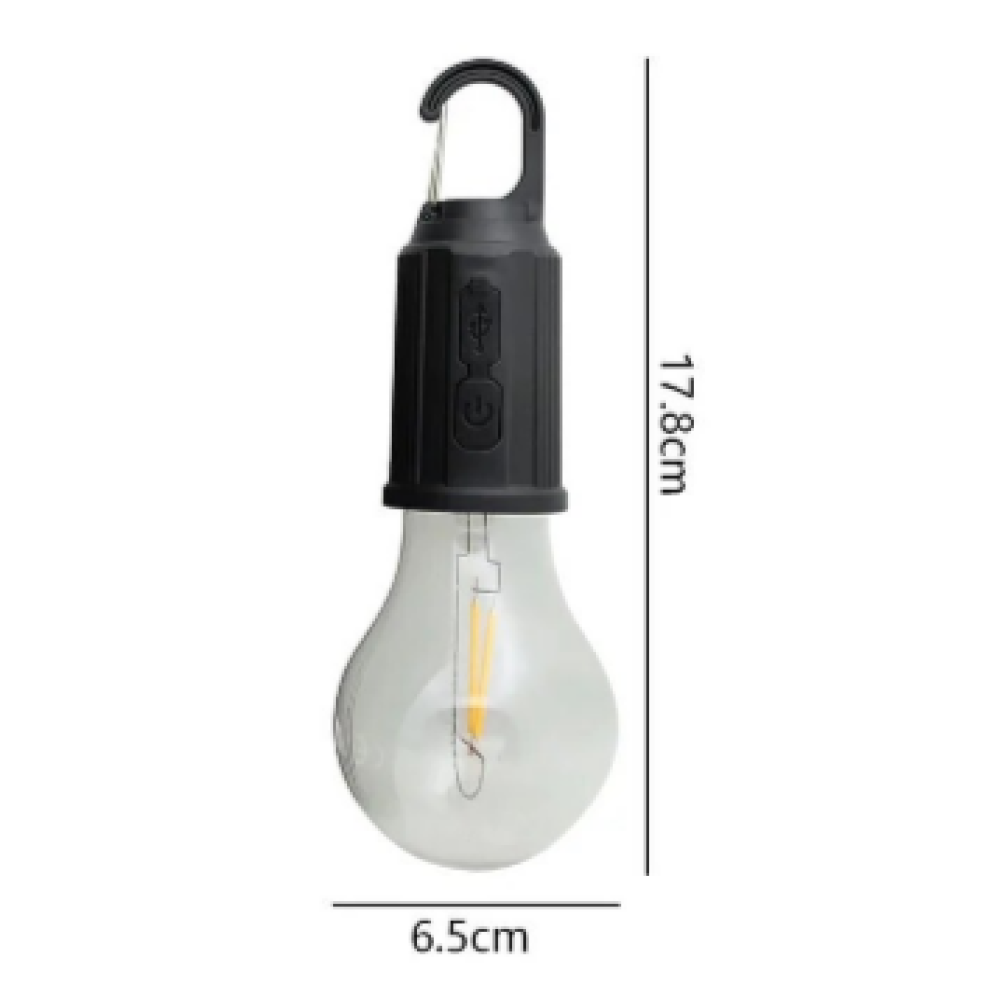 Ліхтар для кемпінгу LED-3 2W, акумулятор, ЗУ Type-C,