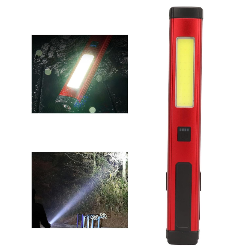Ручний ліхтар YD2303, PL-376, LED+COB, ЗУ Type-C, акум. Power Bank