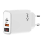 СЗУ Мережева зарядна пристрій PD PKG050 40W QC3.0 LED