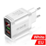 СЗУ Мережева зарядна пристрій PD PKG025 20W, 2*USB, QC3.0 LED СЗУ Мережева зарядна пристрій PD PKG025 20W, 2*USB, QC3.0 LED