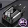 СЗУ Мережева зарядна пристрій PD PKG025 20W, 2*USB, QC3.0 LED СЗУ Мережева зарядна пристрій PD PKG025 20W, 2*USB, QC3.0 LED
