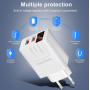 СЗУ Мережева зарядна пристрій PD APD-2S, 2*USB, LED СЗУ Мережева зарядна пристрій PD APD-2S, 2*USB, LED